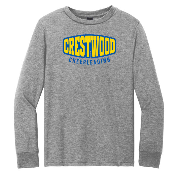 Crestwood Cheer Design 4 on a - Youth Perfect Tri ® Long Sleeve Tee Thumbnail