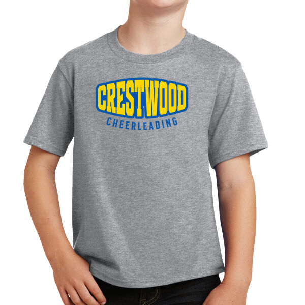 Crestwood Cheer Design 4 on a - Youth Fan Favorite Tee Thumbnail