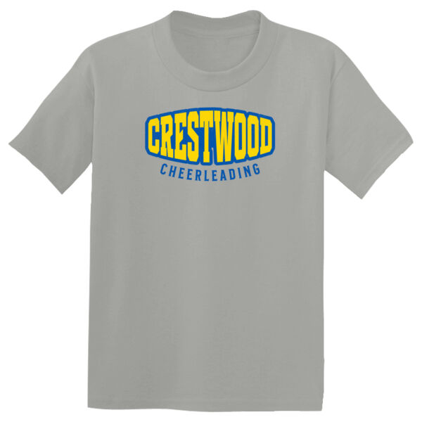 Crestwood Cheer Design 4 on a - Youth PosiCharge ® Competitor Tee Thumbnail