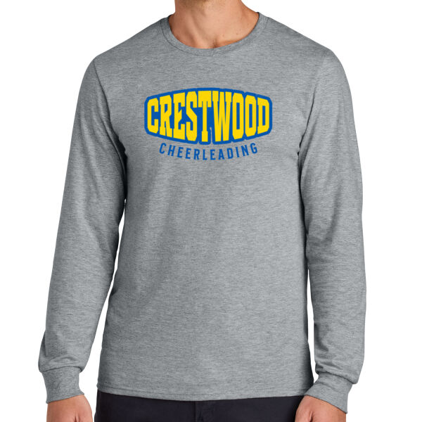Crestwood Cheer Design 4 on a - Classics Unisex Cotton Long Sleeve T Shirt Thumbnail