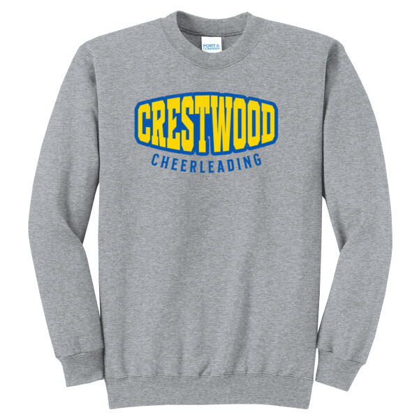 Crestwood Cheer Design 4 on a - Core Fleece Crewneck Sweatshirt Thumbnail