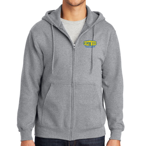 Crestwood Cheer Design 4 on a - Essential Fleece Full Zip Hooded Sweatshirt Thumbnail