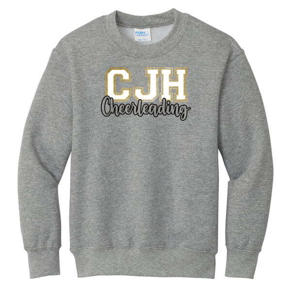 Crestwood Cheer Design 5 on a - Youth Core Fleece Crewneck Sweatshirt Thumbnail