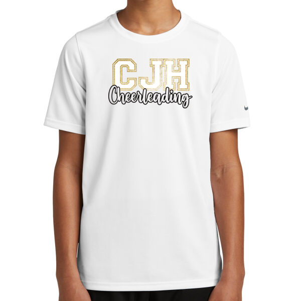 Crestwood Cheer Design 5 on a - Youth Swoosh Sleeve rLegend Tee Thumbnail