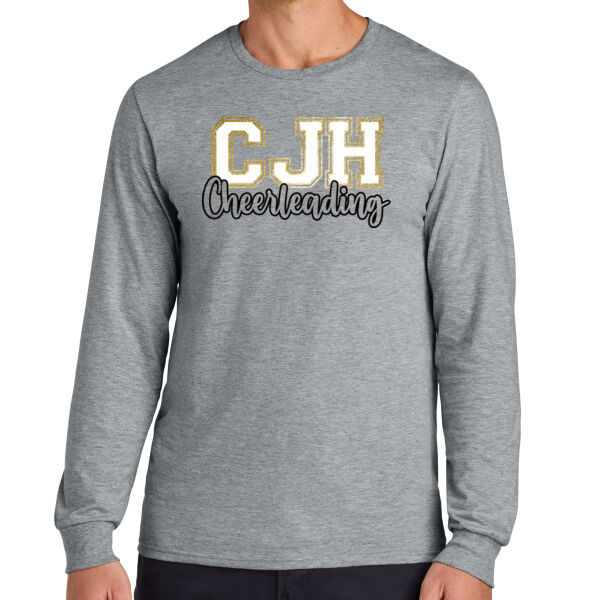 Crestwood Cheer Design 5 on a - Classics Unisex Cotton Long Sleeve T Shirt Thumbnail