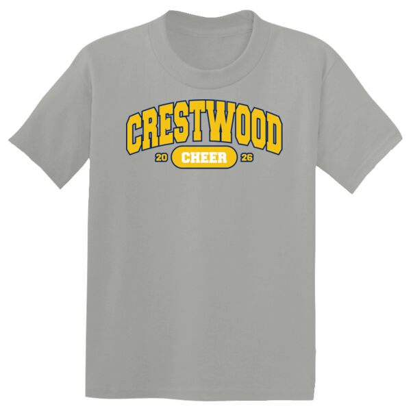 Crestwood Cheer Design 9 on a - Youth PosiCharge ® Competitor Tee Thumbnail