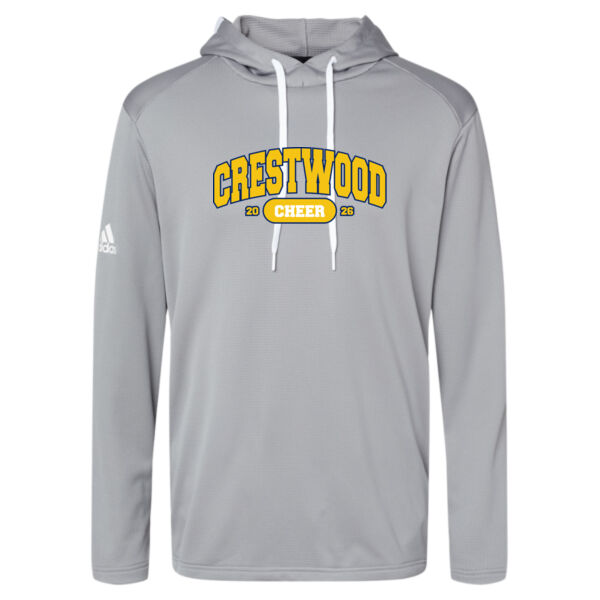 Crestwood Cheer Design 9 on a - Men's Textured Mixed Media Midweight Hooded Sweatshirt Thumbnail