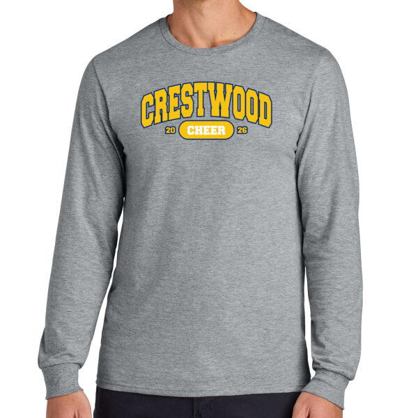 Crestwood Cheer Design 9 on a - Classics Unisex Cotton Long Sleeve T Shirt Thumbnail