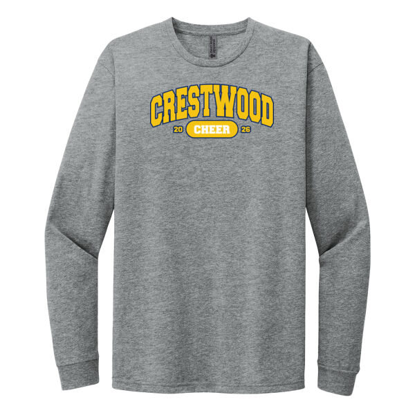 Crestwood Cheer Design 9 on a - Adult CVC Long Sleeve Tee Thumbnail