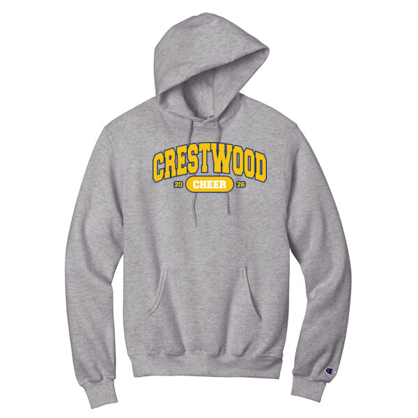 Crestwood Cheer Design 9 on a - Powerblend ® Pullover Hoodie Thumbnail