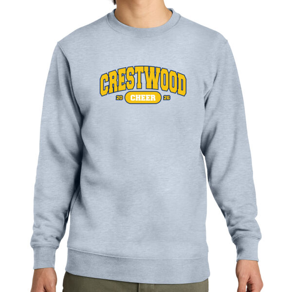 Crestwood Cheer Design 9 on a - V.I.T. Fleece Crew Thumbnail
