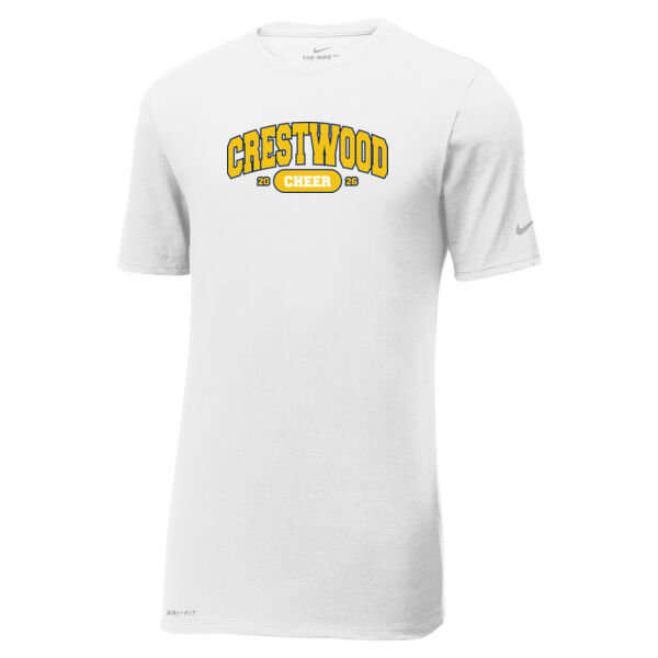 Crestwood Cheer Design 9 on a - Dri FIT Cotton/Poly Tee Thumbnail