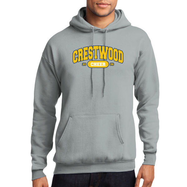 Crestwood Cheer Design 9 on a - Core Fleece Pullover Hooded Sweatshirt Thumbnail