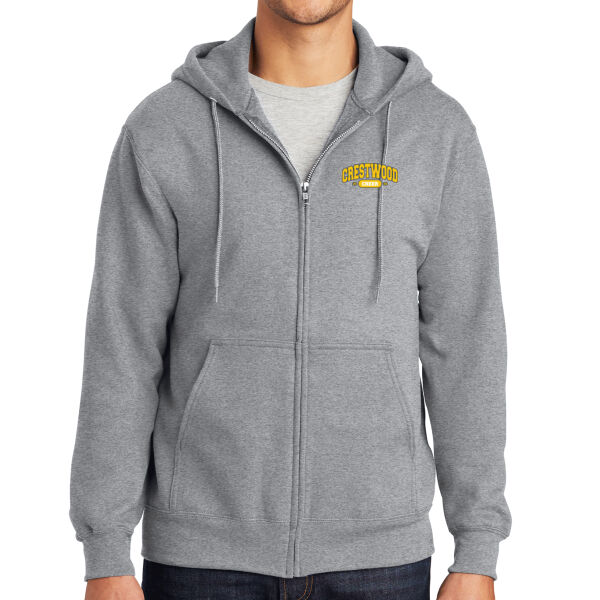 Crestwood Cheer Design 9 on a - Essential Fleece Full Zip Hooded Sweatshirt Thumbnail